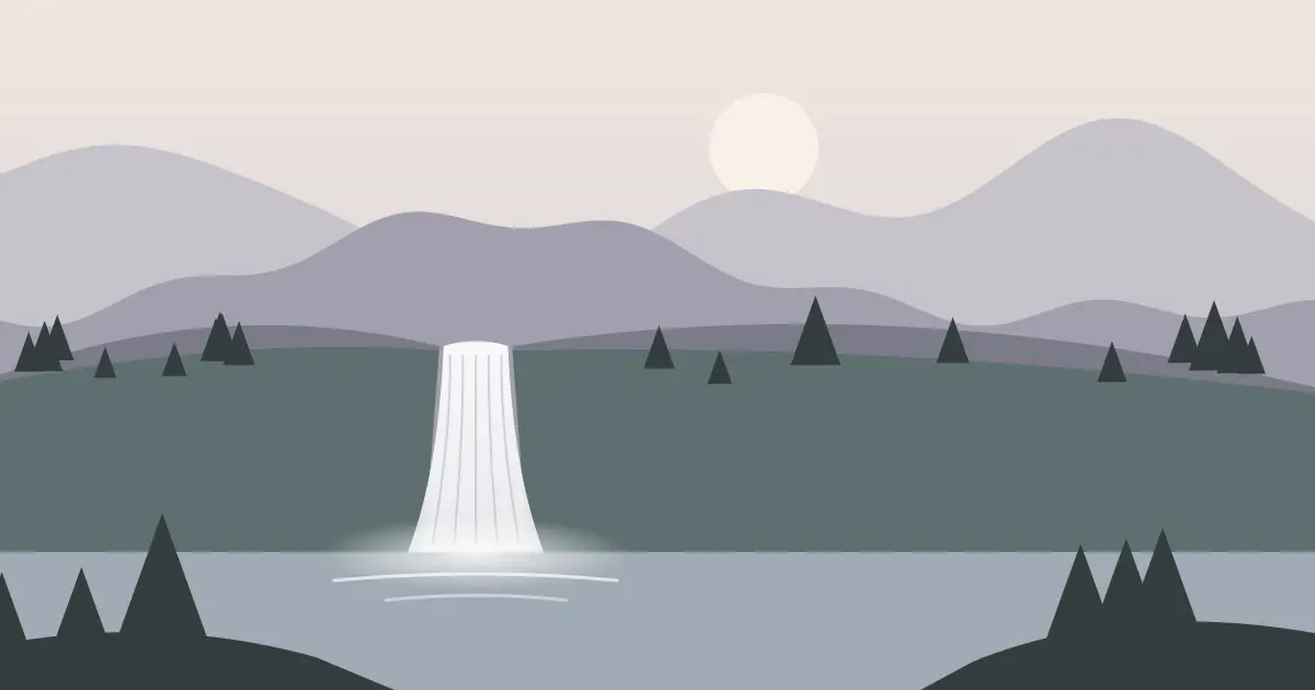 Illustrated featured image for Sockeye Falls in Prince of Wales-Hyder (CA) County, Alaska