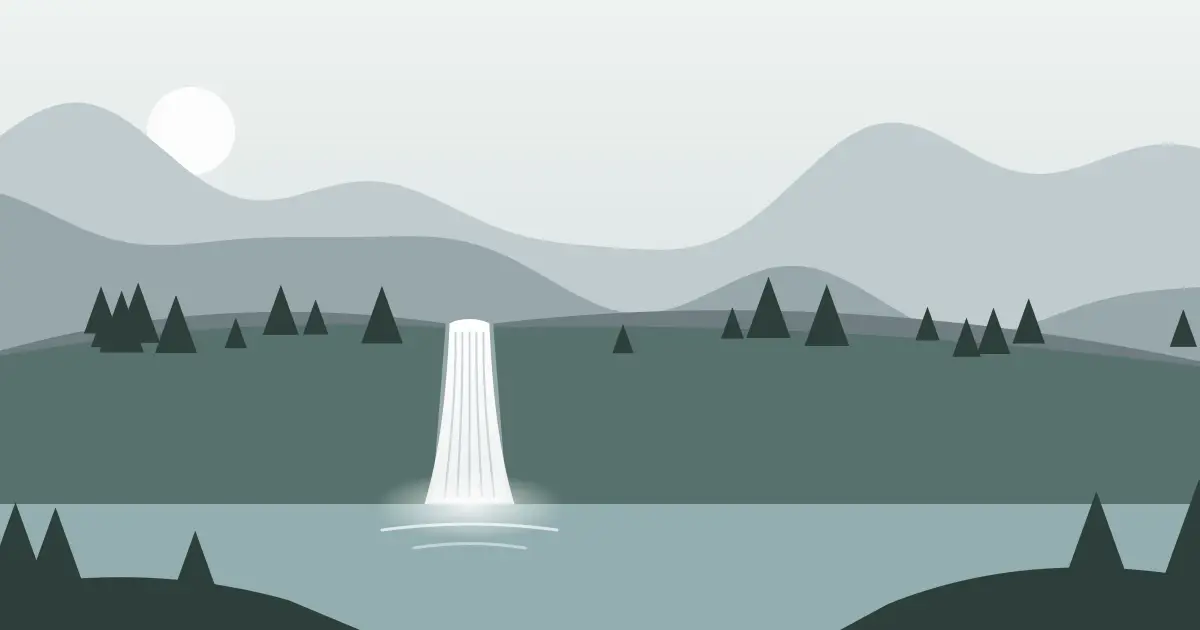 Illustrated featured image for The Falls in Hoonah-Angoon (CA) County, Alaska