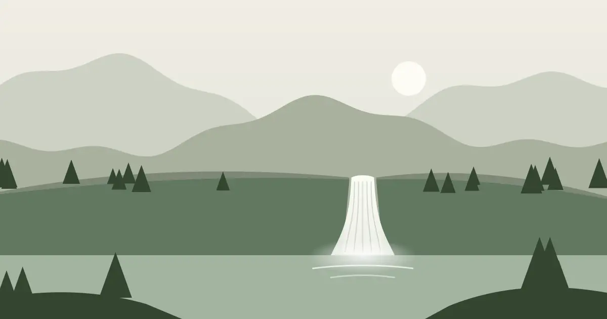 Illustrated featured image for White Falls in Aleutians West (CA) County, Alaska