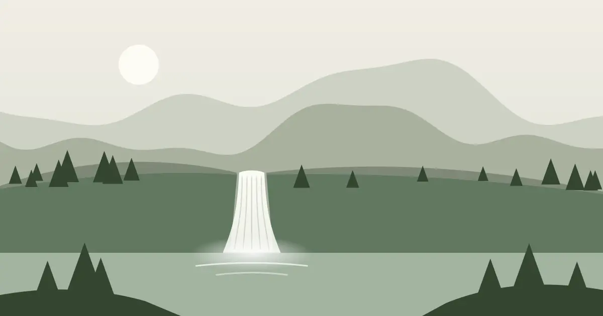 Illustrated featured image for Two Hundred and Fivemile Rapids in Coconino County, Arizona