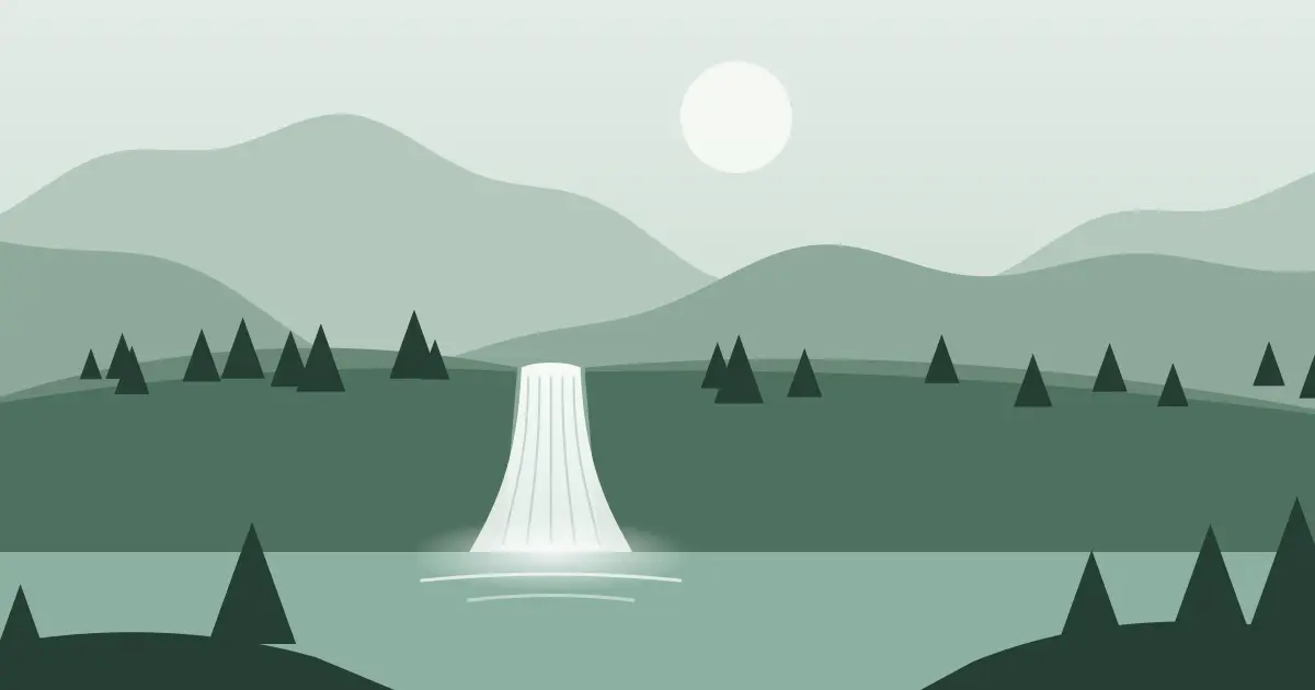 Illustrated featured image for Sisquoc Falls in Santa Barbara County, California