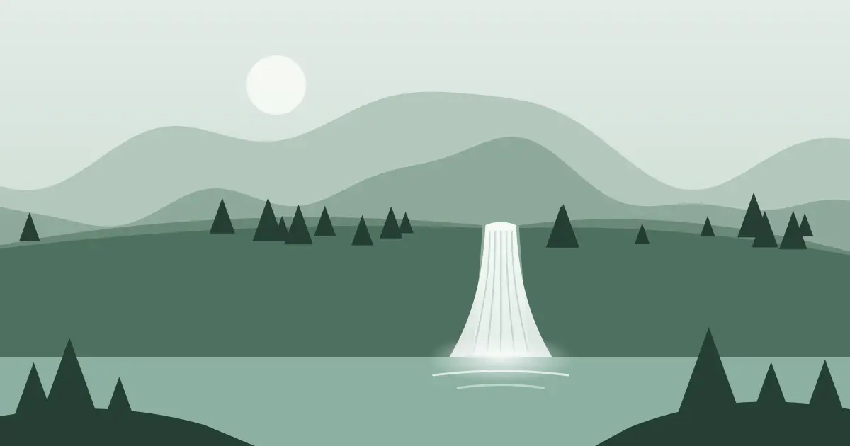 Illustrated featured image for Shanty Falls in Wabash County, Indiana