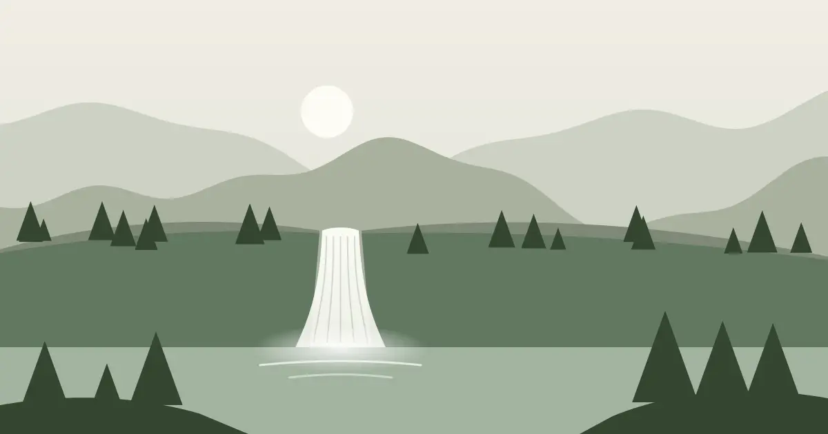Illustrated featured image for Kansas Falls in Geary County, Kansas