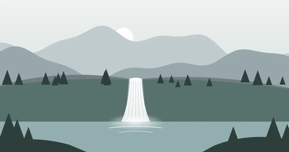 Illustrated featured image for Falls of Buffalo in Owsley County, Kentucky