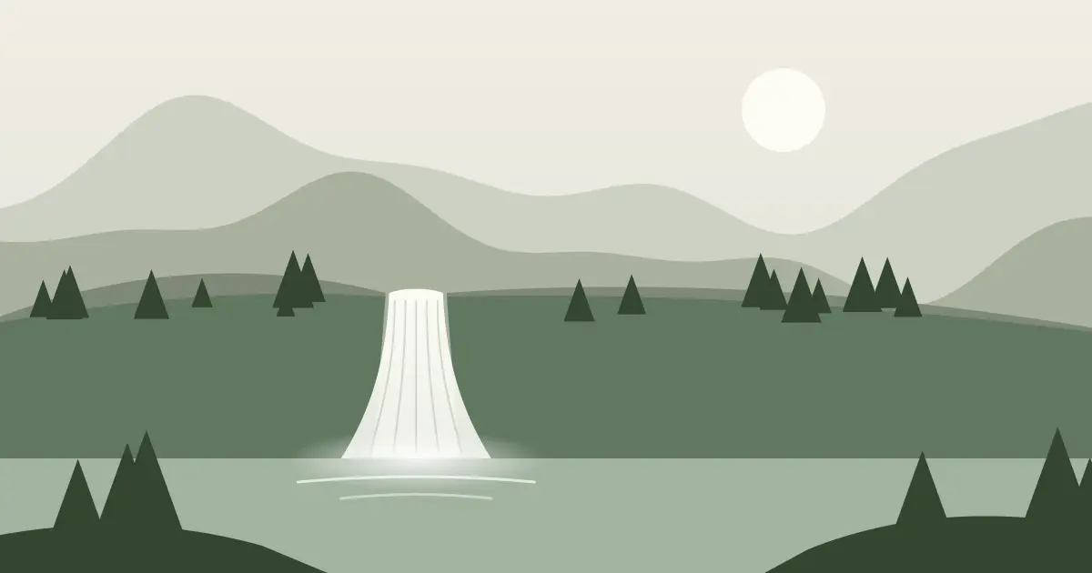 Illustrated featured image for Deadmans Rapids in Koochiching County, Minnesota
