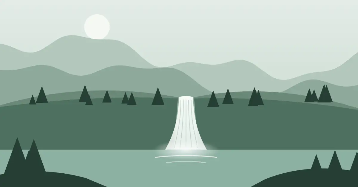 Illustrated featured image for Kettle Falls in St. Louis County, Minnesota