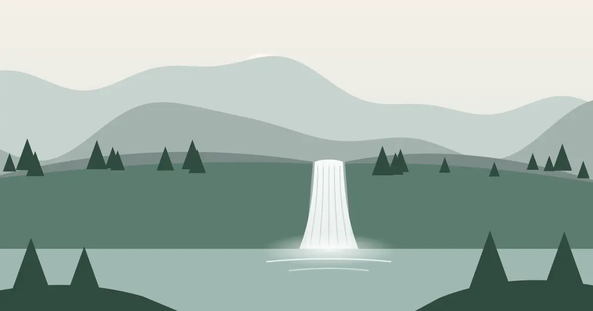 Illustrated featured image for Catfish Falls (historical) in Guadalupe County, New Mexico