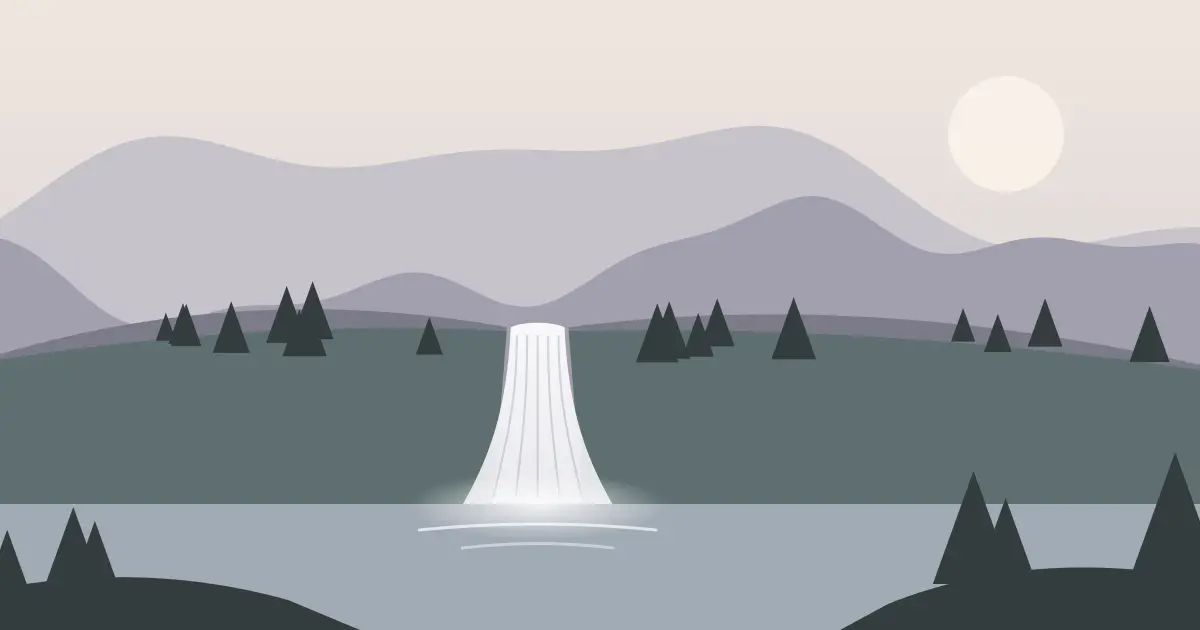 Illustrated featured image for Stone Falls in Livingston County, New York