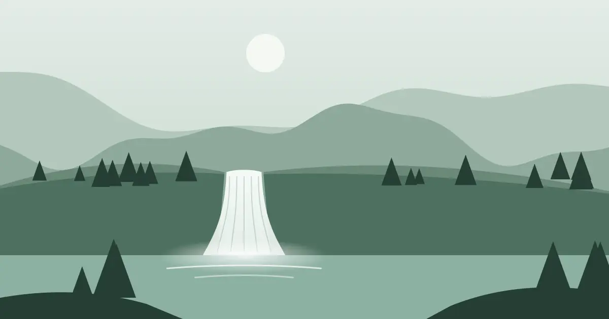Illustrated featured image for Kent Falls in Clinton County, New York