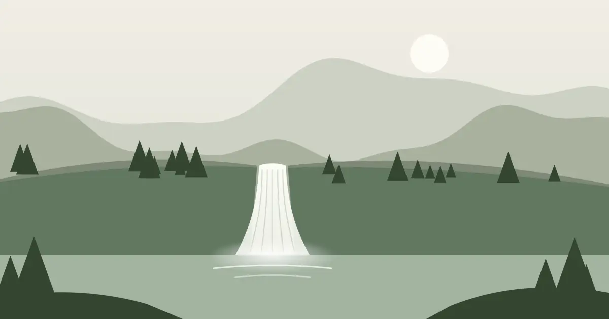 Illustrated featured image for Childs Falls in Jefferson County, New York