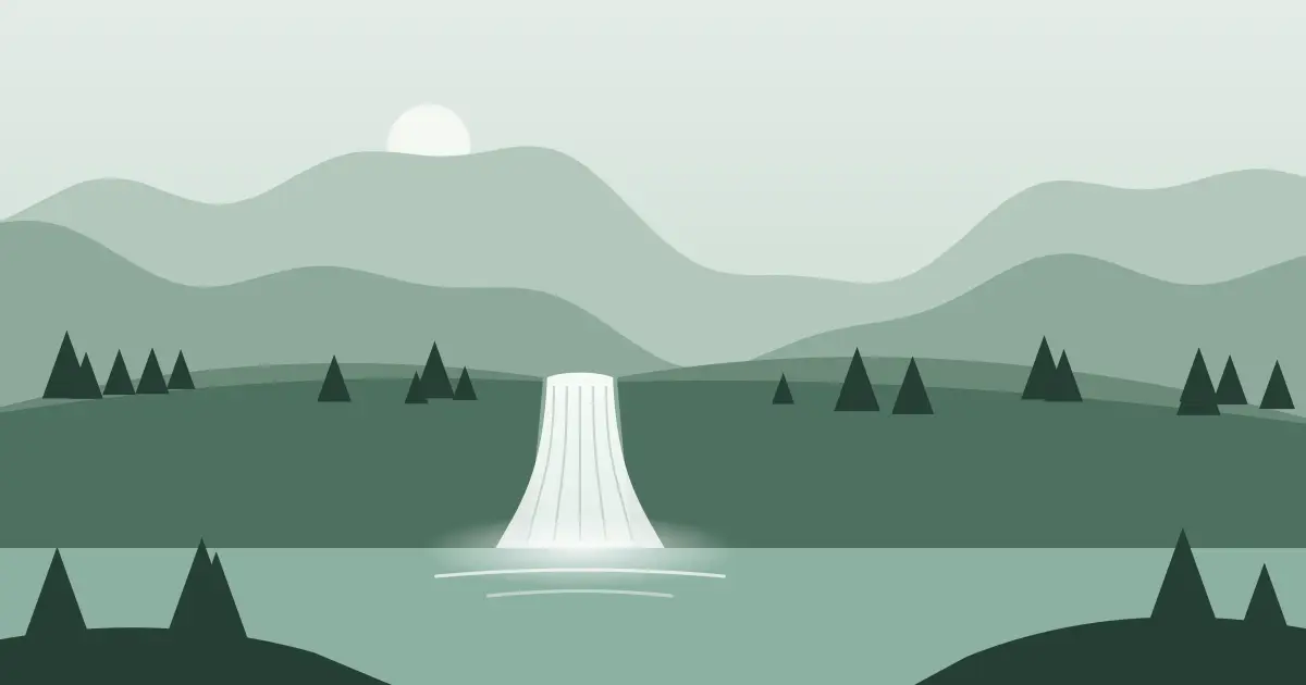 Illustrated featured image for Great Falls in Stanly County, North Carolina