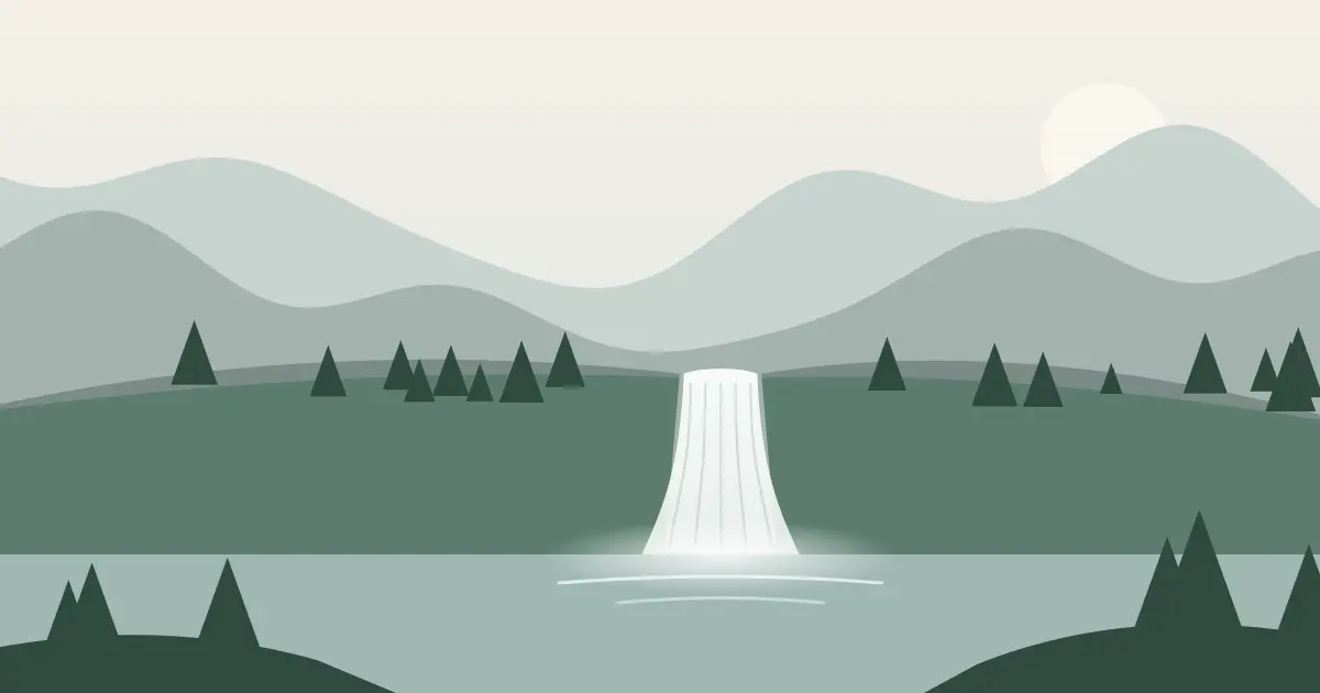 Illustrated featured image for Kalispell Falls in Pend Oreille County, Washington